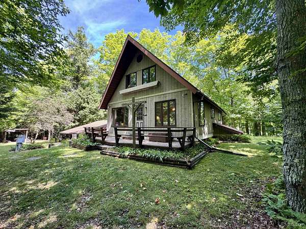 5.5 Acres of Residential Land with Home for Sale in Crystal Falls, Michigan