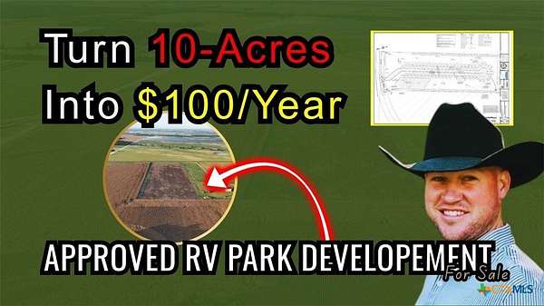 10.1 Acres of Land for Sale in Rogers, Texas