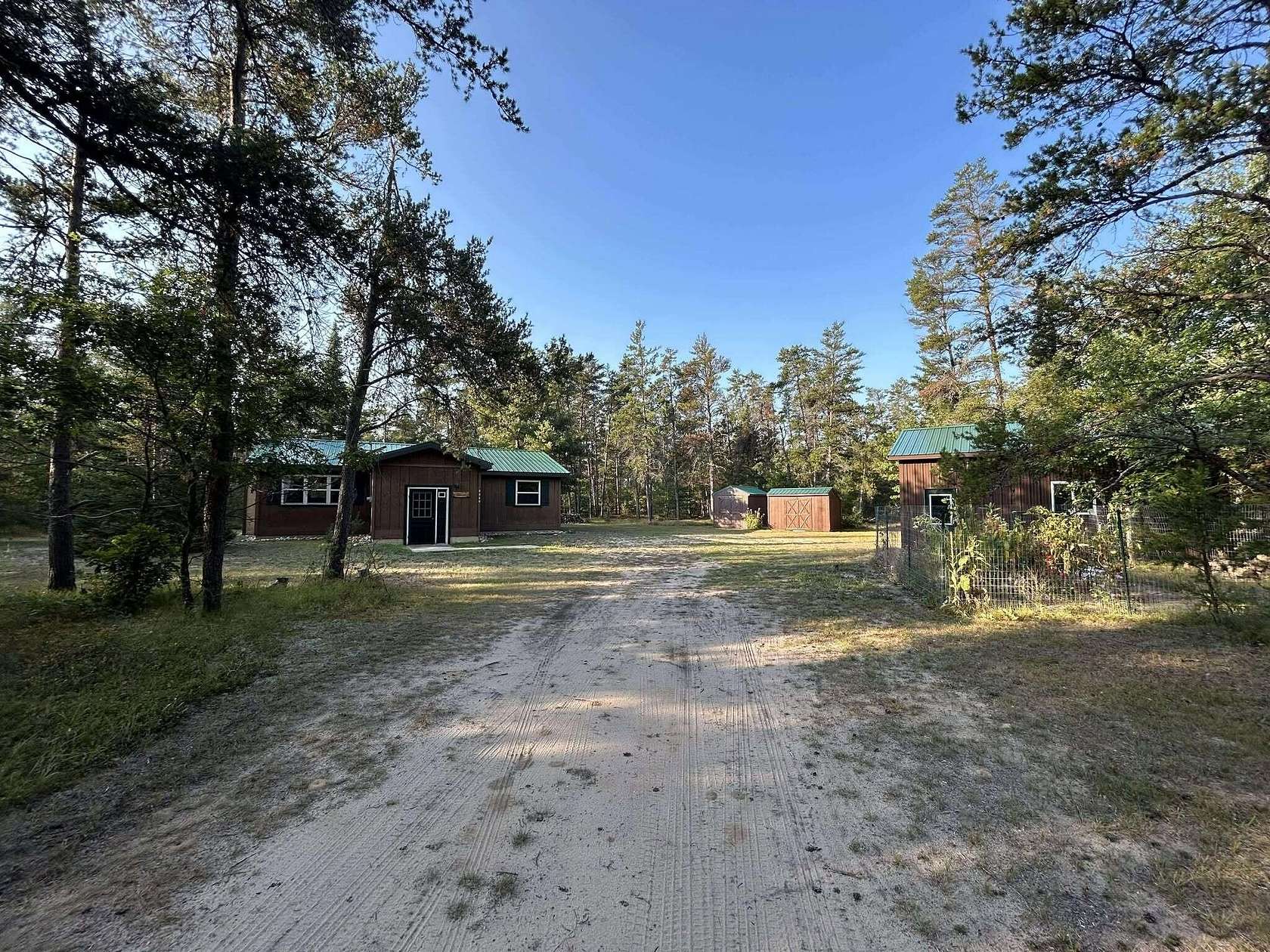 10 Acres of Recreational Land with Home for Sale in Mio, Michigan