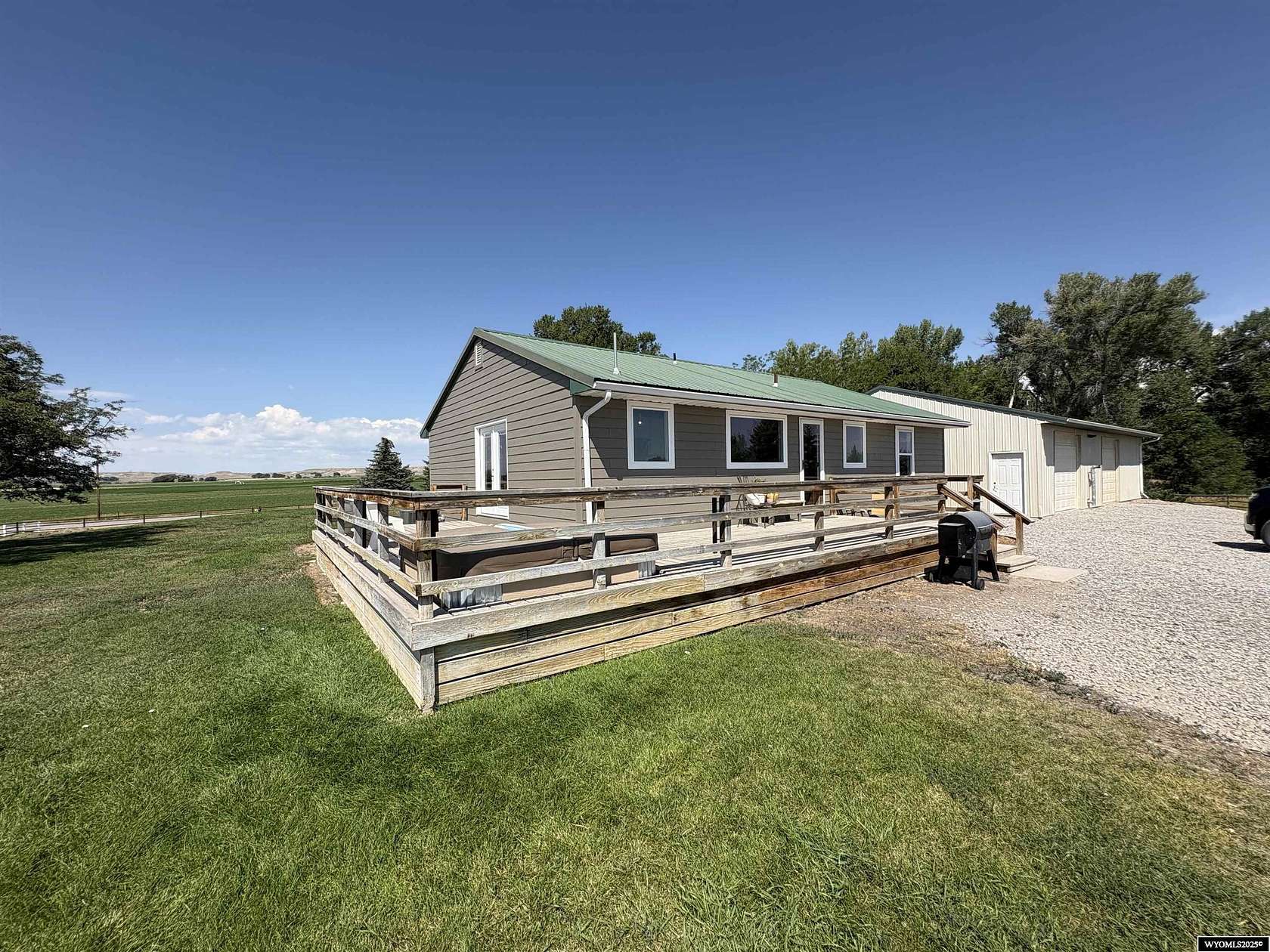 6.9 Acres of Residential Land with Home for Sale in Riverton, Wyoming