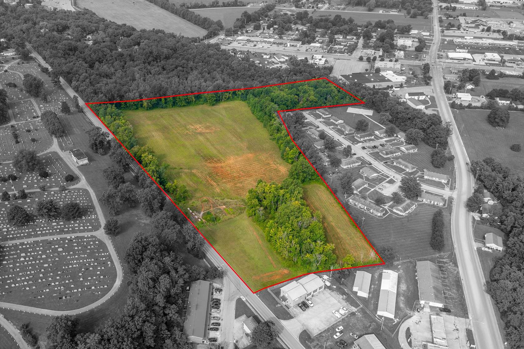 13.8 Acres of Commercial Land for Sale in Berea, Kentucky