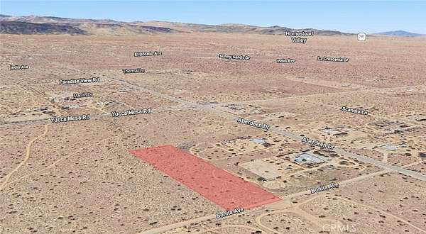 2.5 Acres of Land for Sale in Yucca Valley, California