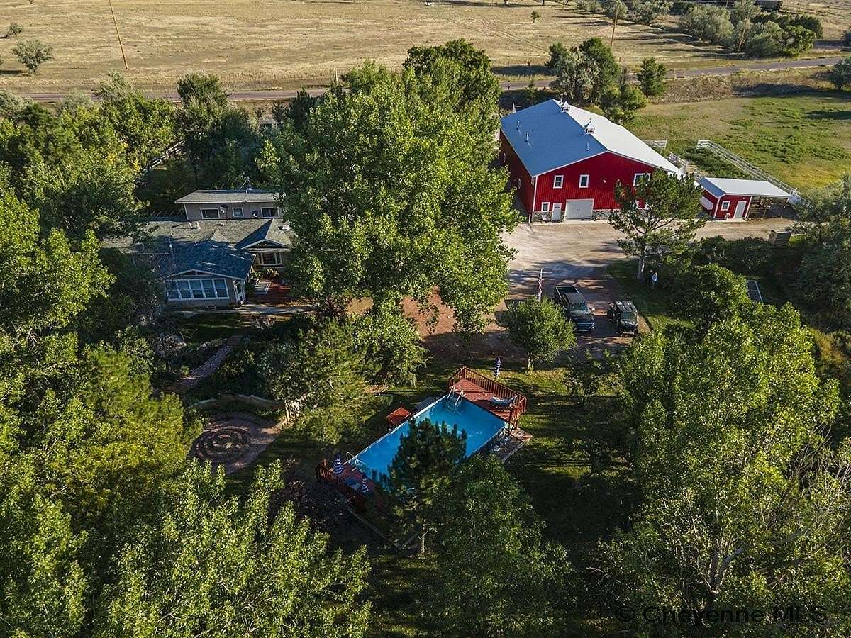 6 Acres of Residential Land with Home for Sale in Wheatland, Wyoming