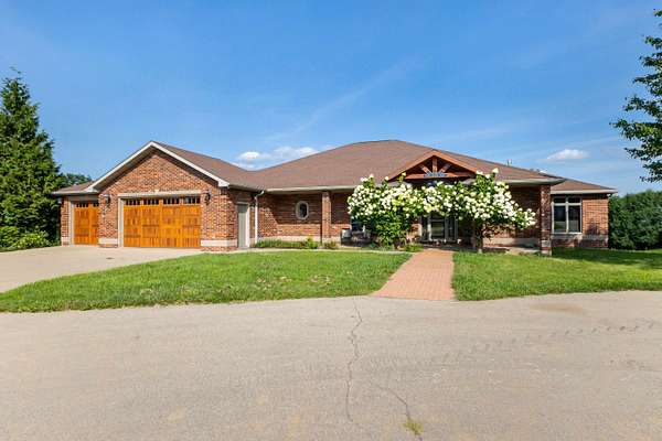 12.7 Acres of Land with Home for Sale in Asbury, Iowa