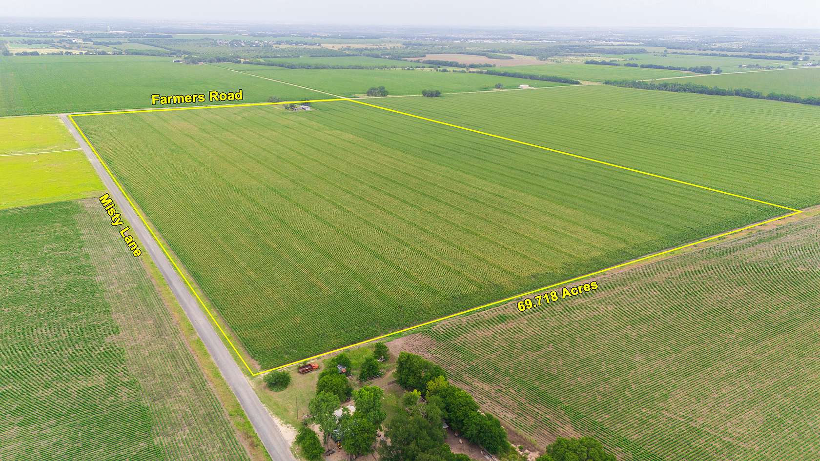 70 Acres of Land for Sale in Maxwell, Texas