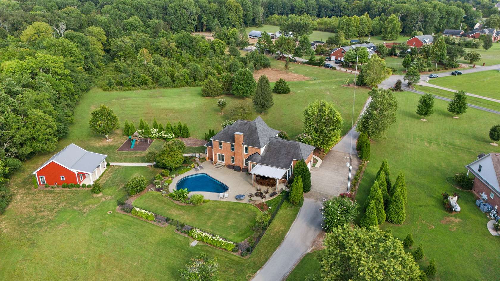 5.3 Acres of Residential Land with Home for Sale in Christiana, Tennessee