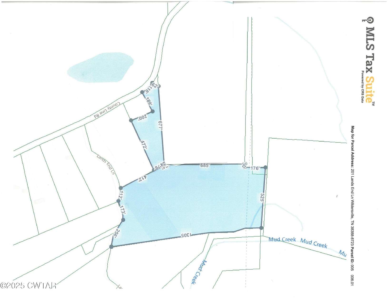 22.2 Acres of Recreational Land for Sale in Wildersville, Tennessee
