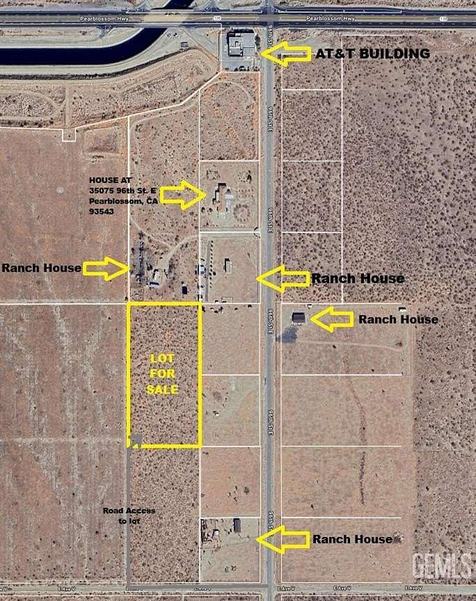 5 Acres of Residential Land for Sale in Littlerock, California