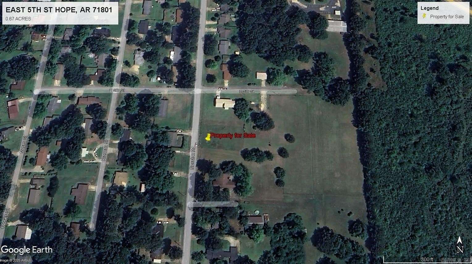 0.67 Acres of Land for Sale in Hope, Arkansas
