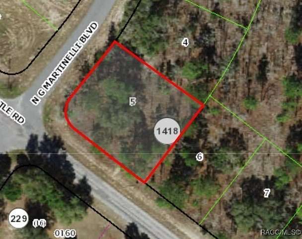 0.31 Acres of Residential Land for Sale in Citrus Springs, Florida