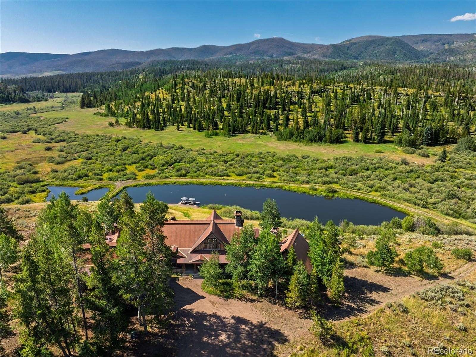 155 Acres of Recreational Land with Home for Sale in Oak Creek, Colorado