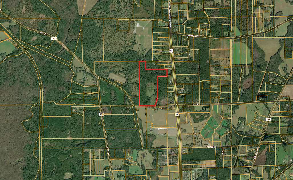 68 Acres of Recreational Land & Farm for Sale in Monticello, Florida