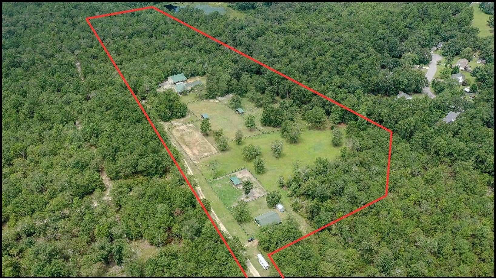 24 Acres of Agricultural Land with Home for Sale in Aiken, South Carolina