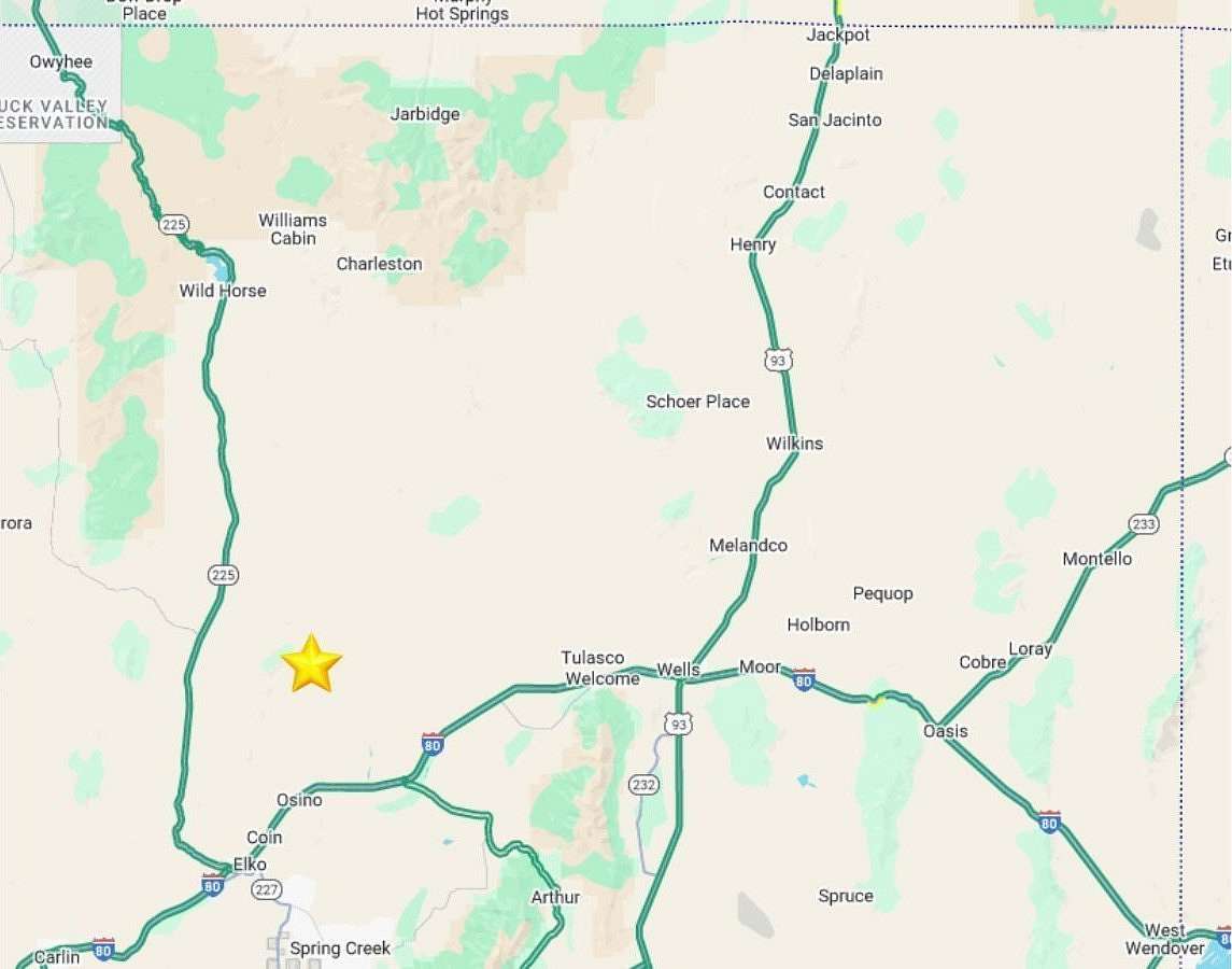 40 Acres of Recreational Land for Sale in Ryndon, Nevada
