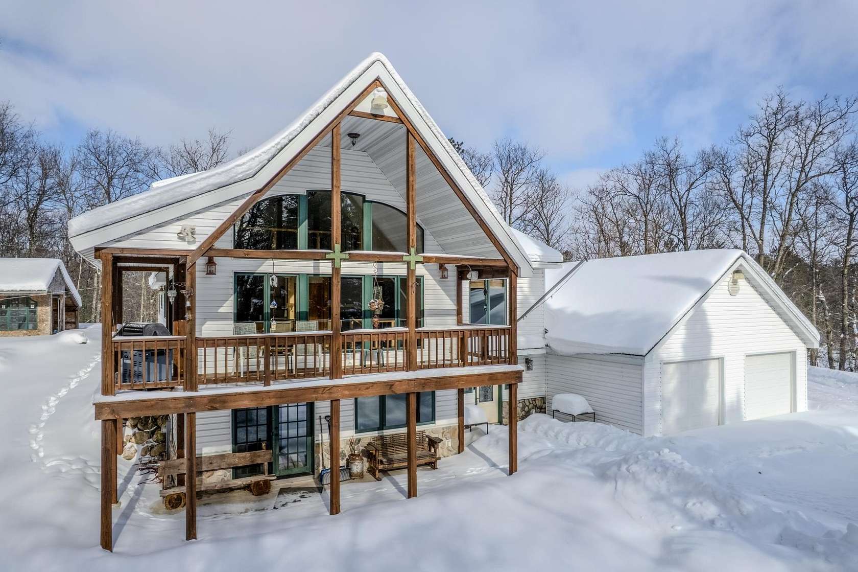 3 Acres of Land with Home for Sale in Lake Tomahawk, Wisconsin