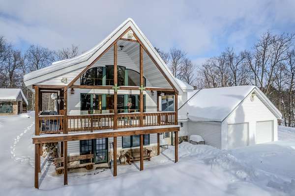 3 Acres of Residential Land with Home for Sale in Lake Tomahawk, Wisconsin