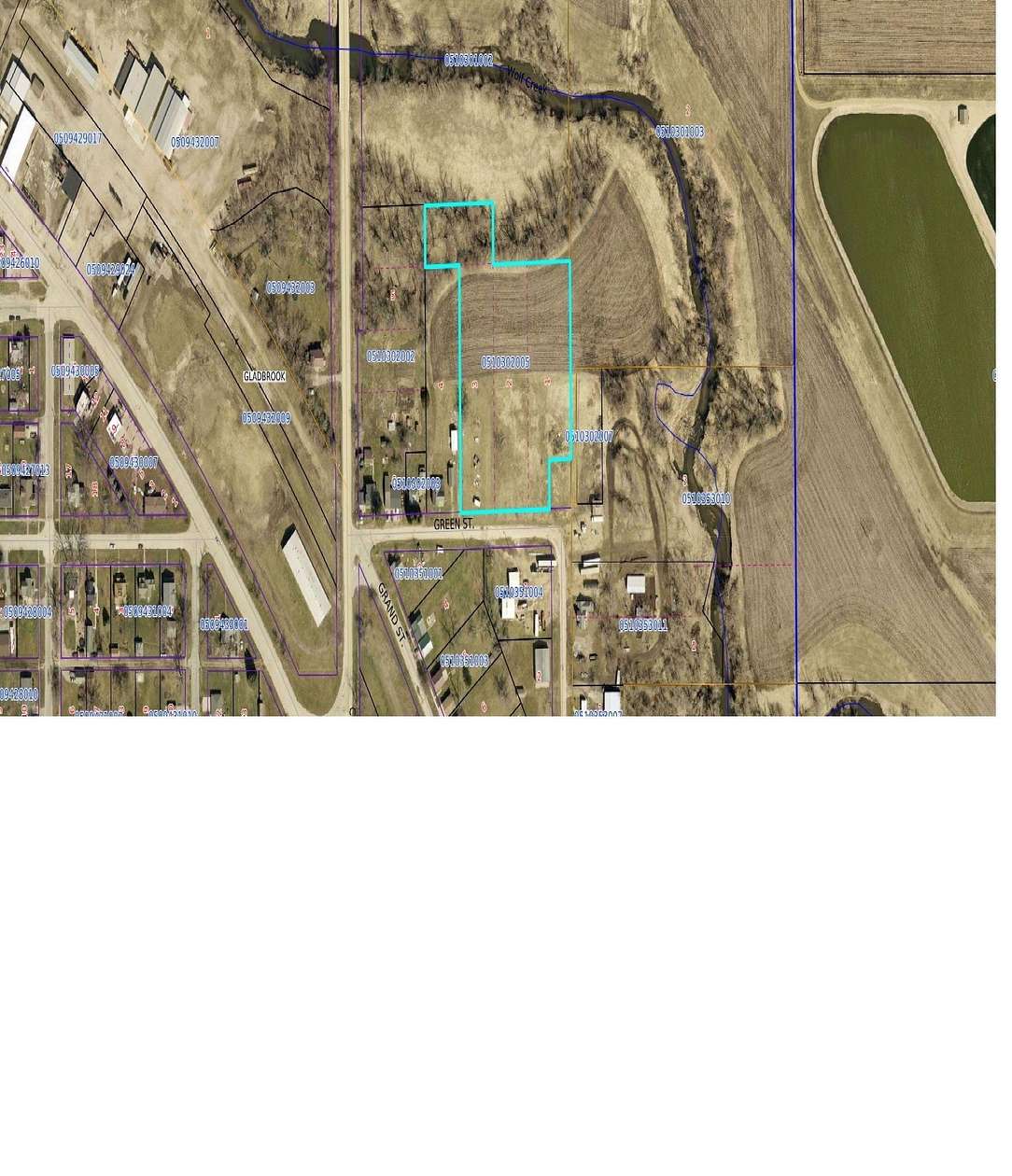 3.33 Acres of Land for Sale in Gladbrook, Iowa