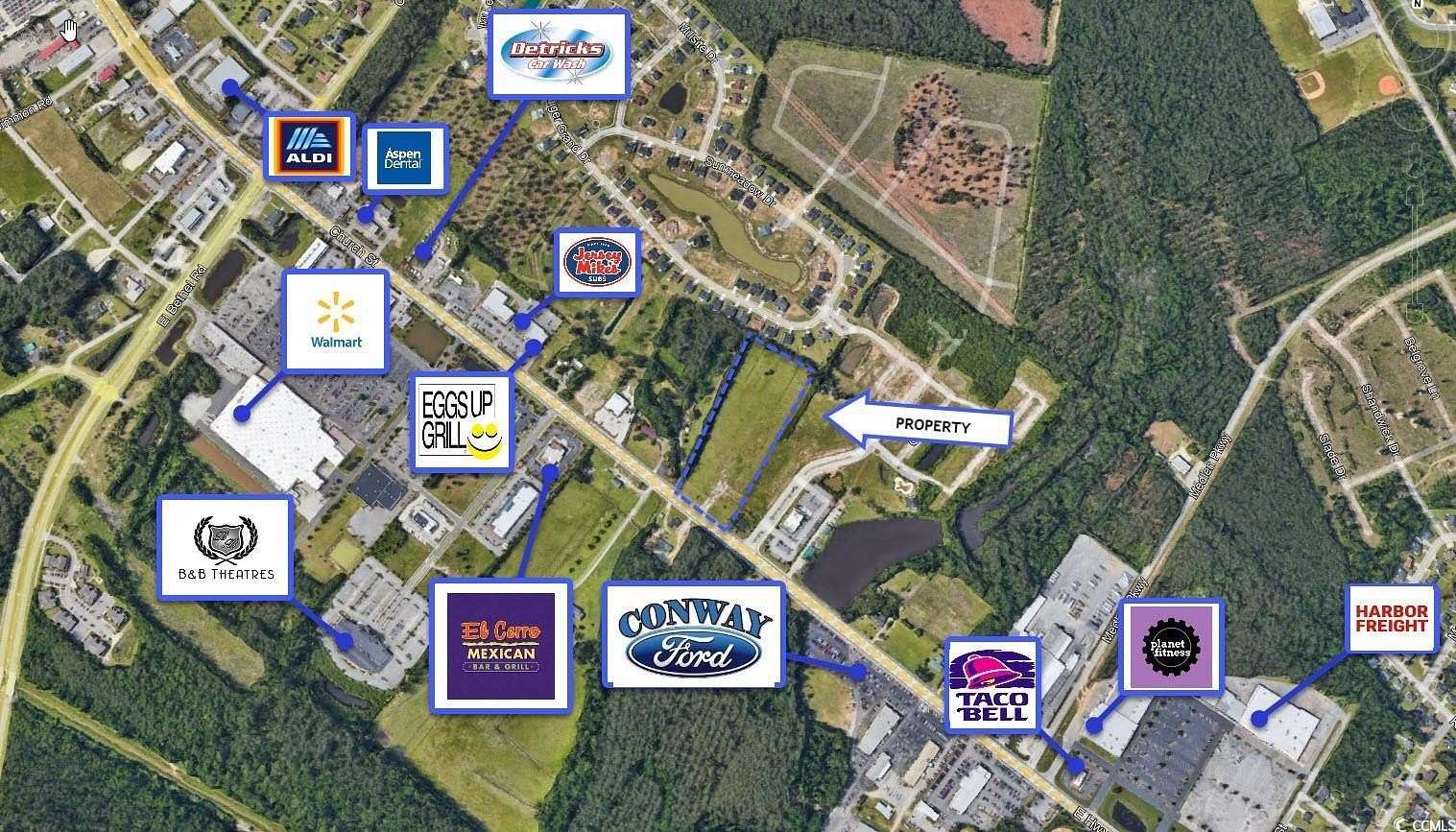 6.77 Acres of Mixed-Use Land for Sale in Conway, South Carolina