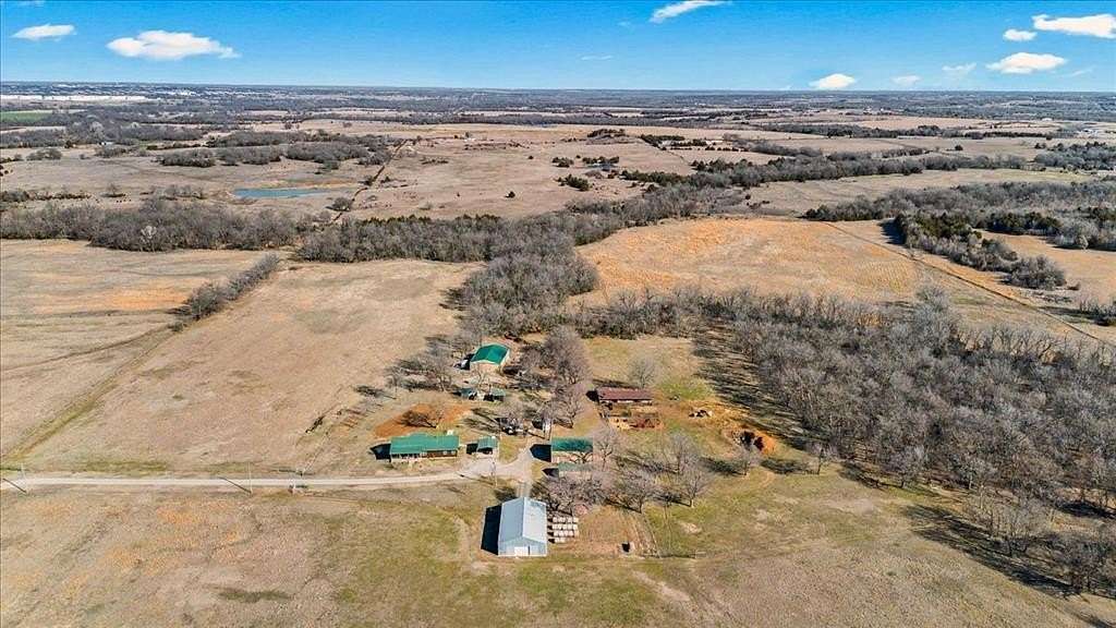78.6 Acres of Land with Home for Sale in Cushing, Oklahoma