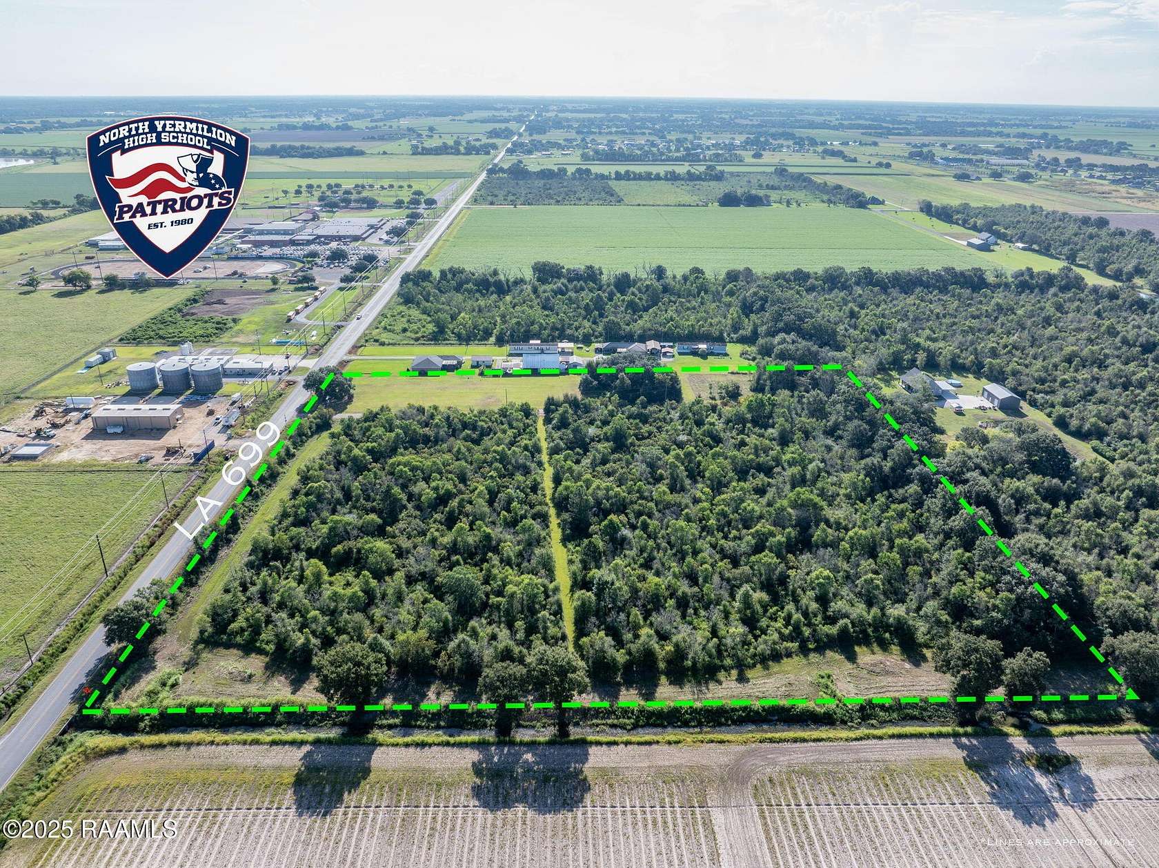 12.6 Acres of Land for Sale in Maurice, Louisiana