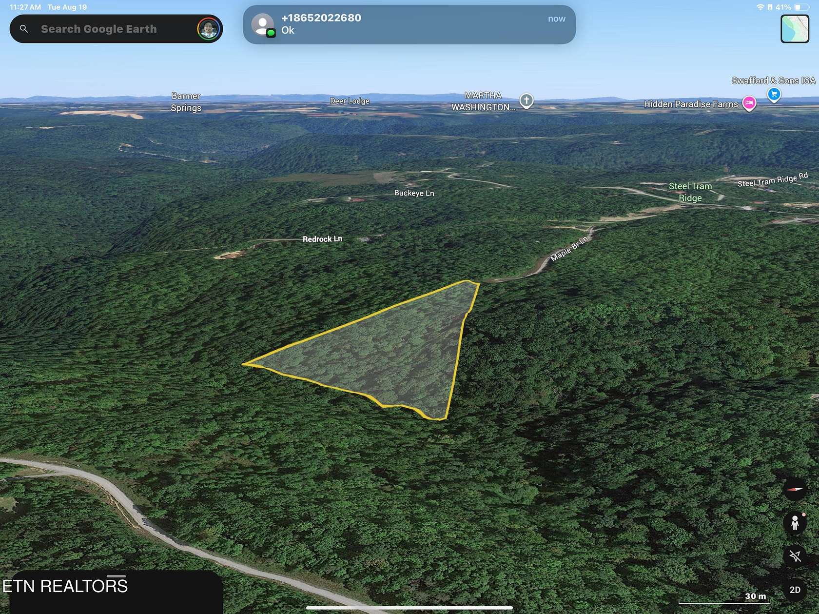 5 Acres of Residential Land for Sale in Crawford, Tennessee