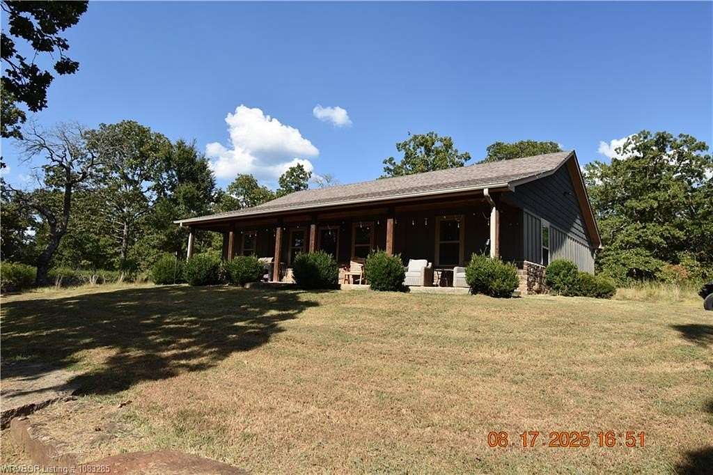 32 Acres of Recreational Land with Home for Sale in Bunch, Oklahoma