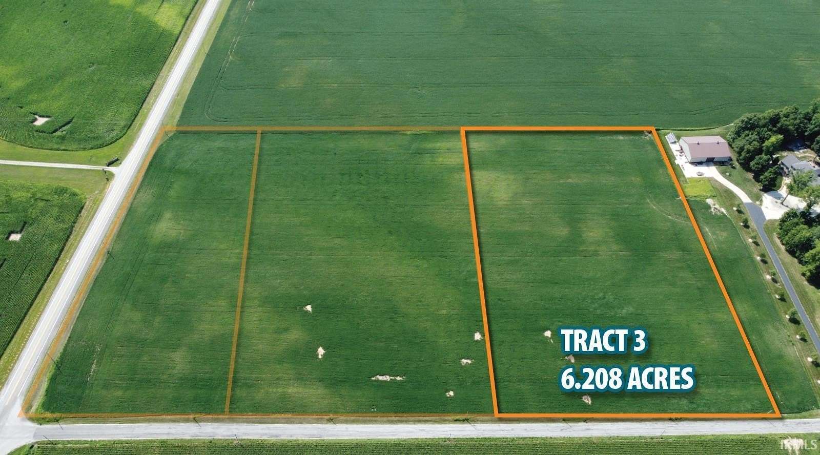 6.2 Acres of Land for Sale in Uniondale, Indiana