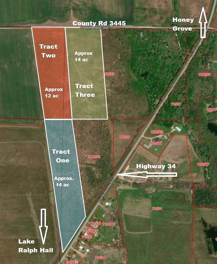 14 Acres of Land for Sale in Honey Grove, Texas