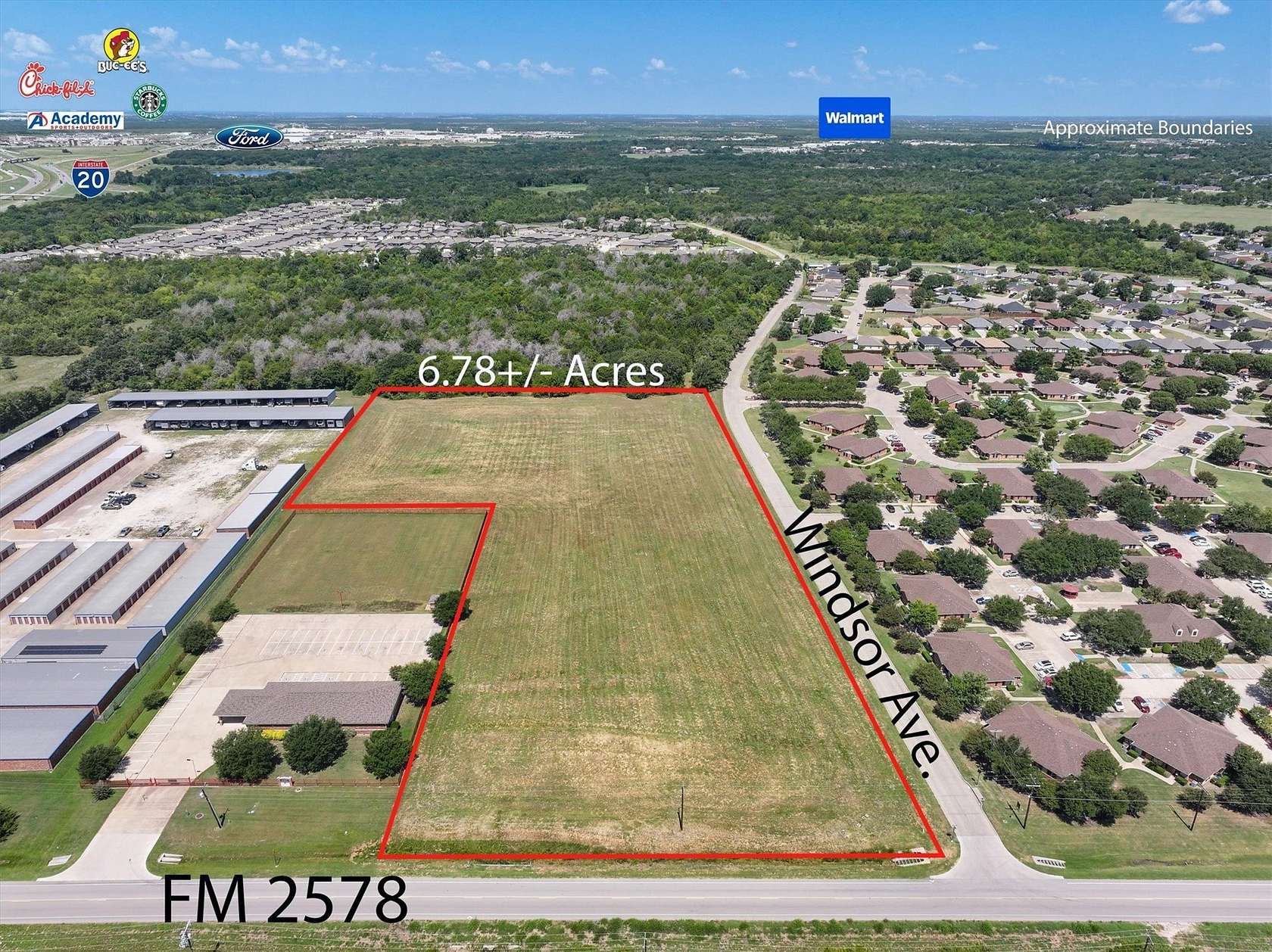 6.79 Acres of Mixed-Use Land for Sale in Terrell, Texas