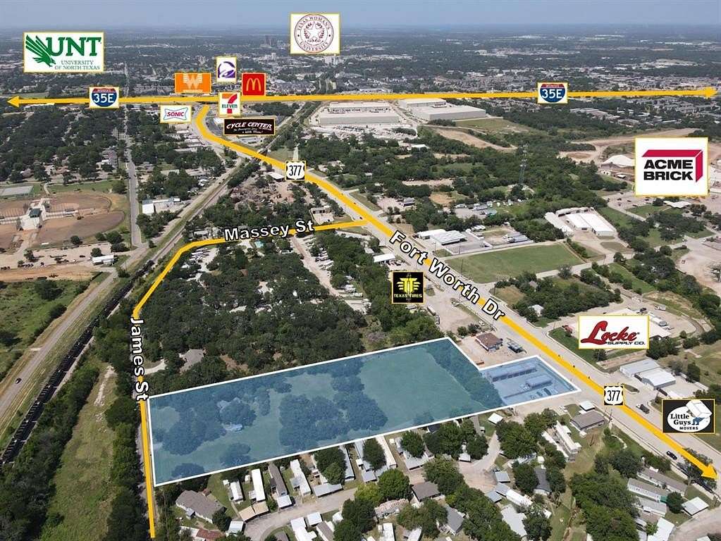 4 Acres of Mixed-Use Land for Sale in Denton, Texas