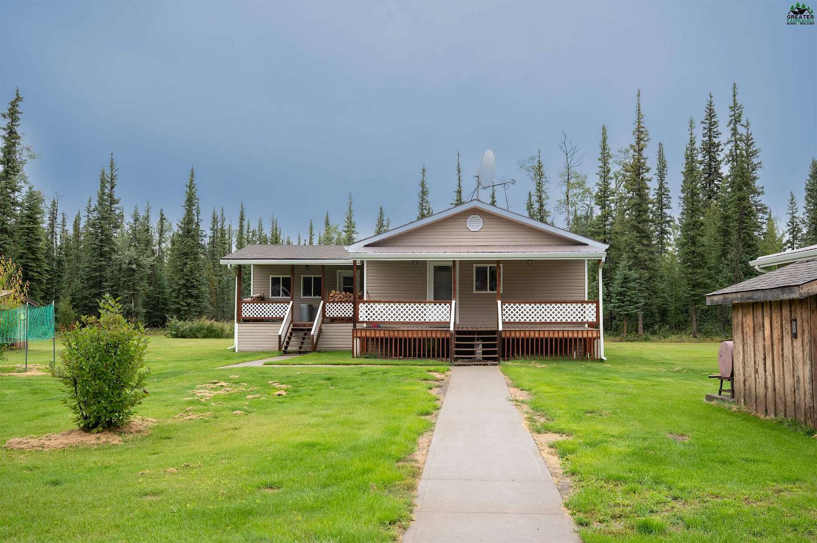 5 Acres of Residential Land with Home for Sale in Delta Junction, Alaska