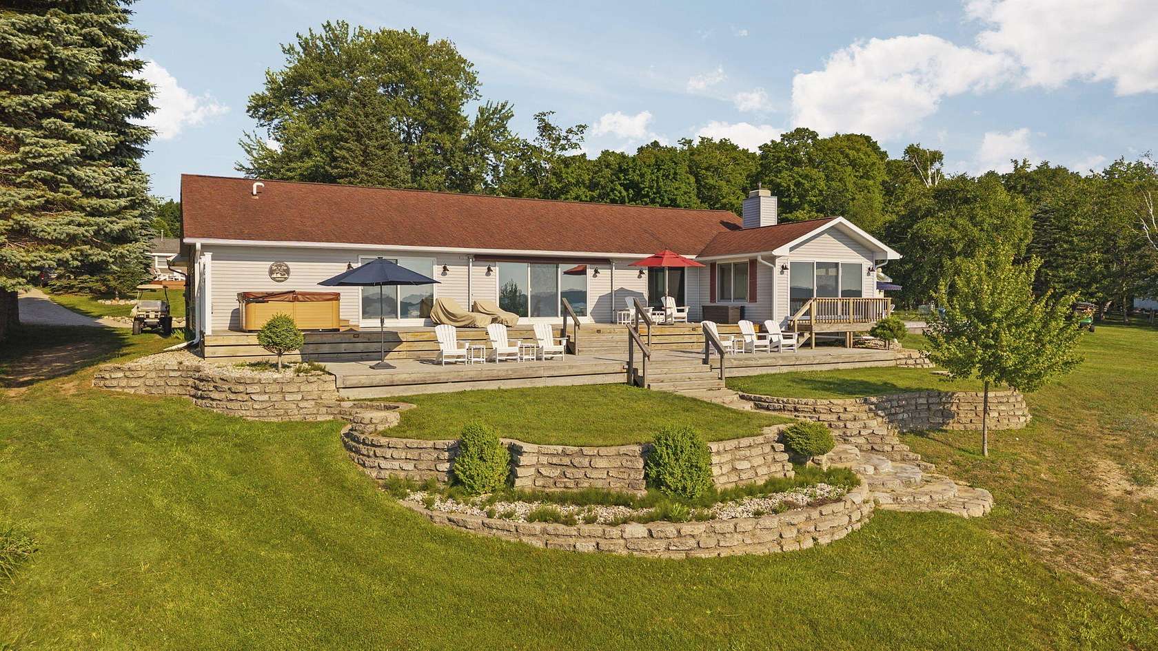 3.6 Acres of Residential Land with Home for Sale in Central Lake, Michigan