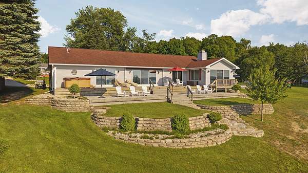 3.6 Acres of Residential Land with Home for Sale in Central Lake, Michigan