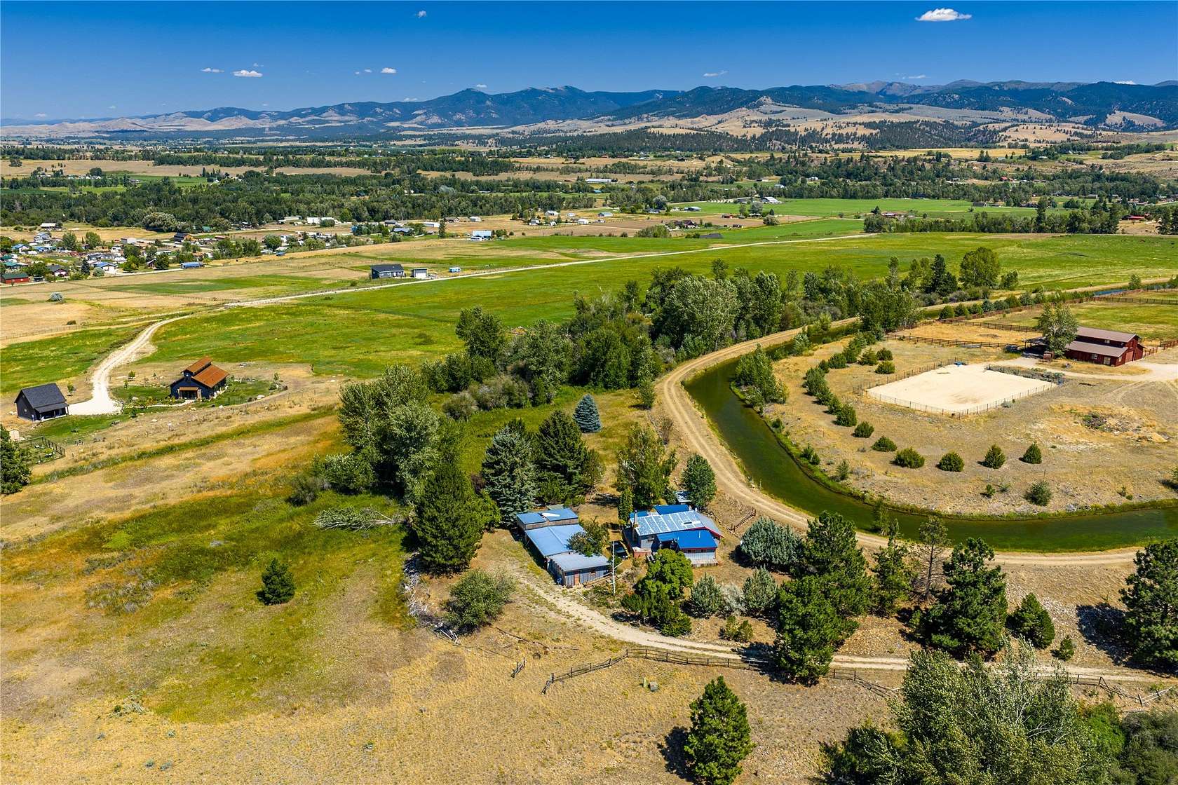 14.5 Acres of Land with Home for Sale in Hamilton, Montana