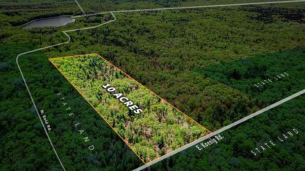10 Acres of Recreational Land for Sale in Free Soil, Michigan