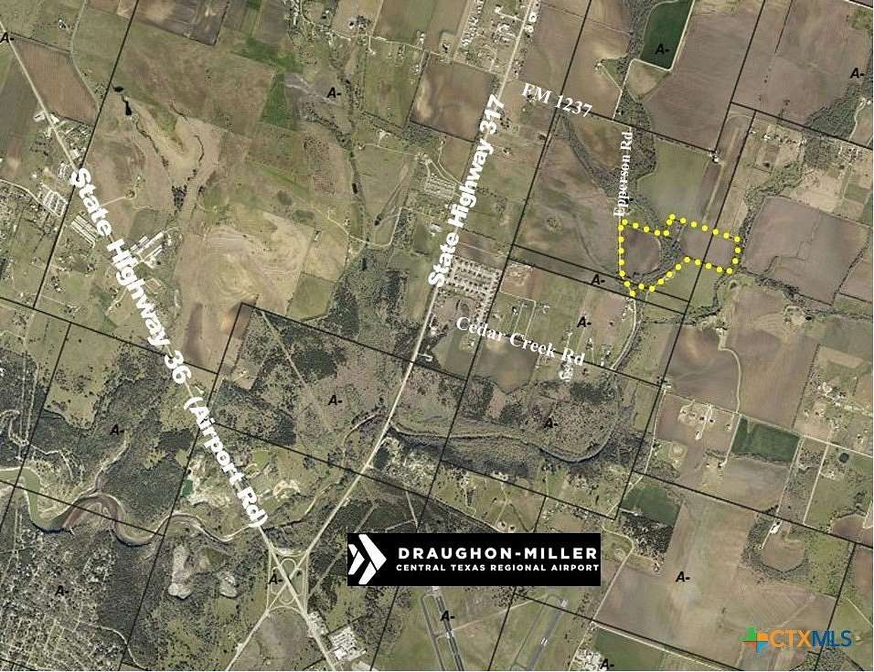 62.4 Acres of Improved Land for Sale in Temple, Texas