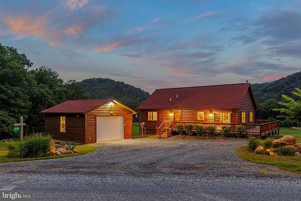 3 Acres of Residential Land with Home for Sale in Paw Paw, West Virginia