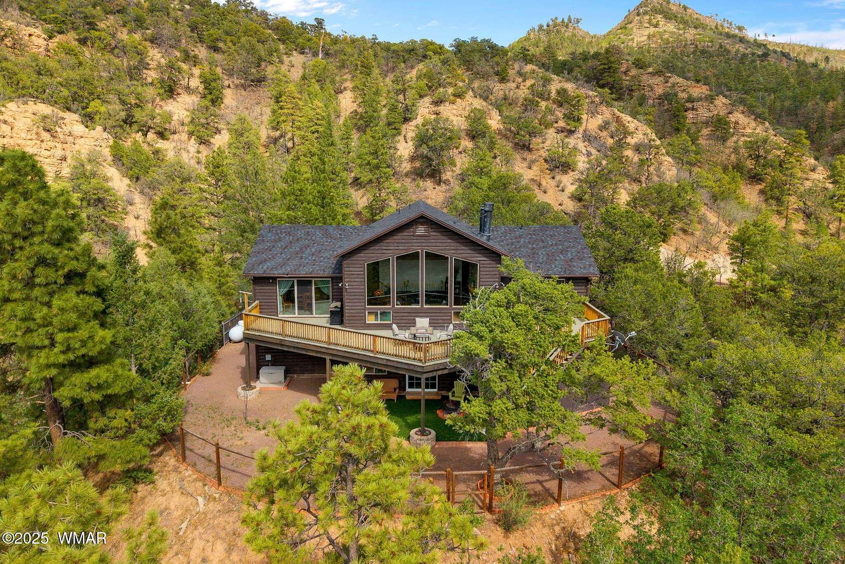 3.26 Acres of Residential Land with Home for Sale in Nutrioso, Arizona