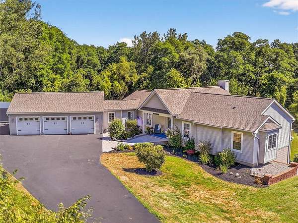 5.15 Acres of Residential Land with Home for Sale in Rush, New York