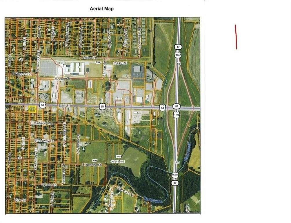 0.49 Acres of Commercial Land for Sale in Iola, Kansas