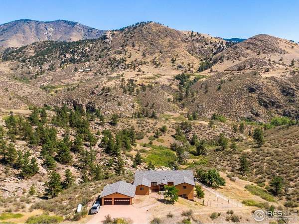 18 Acres of Land with Home for Sale in Lyons, Colorado