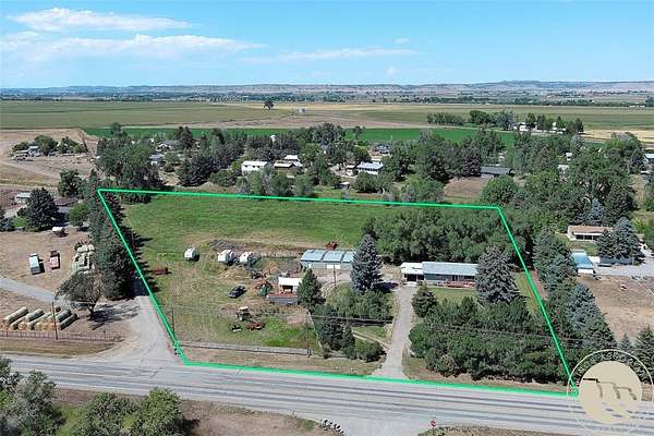 5 Acres of Residential Land with Home for Sale in Laurel, Montana
