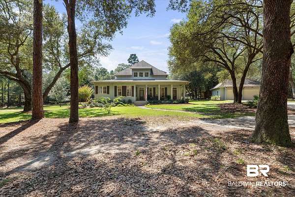 18 Acres of Land with Home for Sale in Stapleton, Alabama