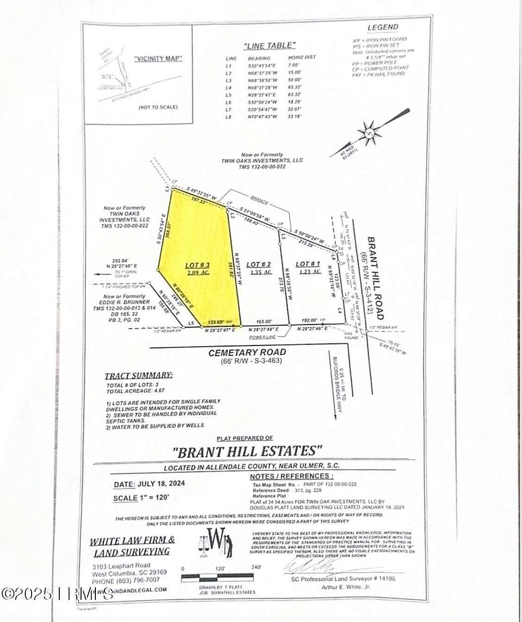 2 Acres of Residential Land for Sale in Ulmer, South Carolina