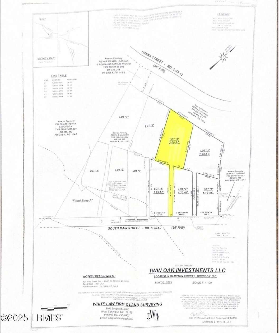 2 Acres of Residential Land for Sale in Brunson, South Carolina