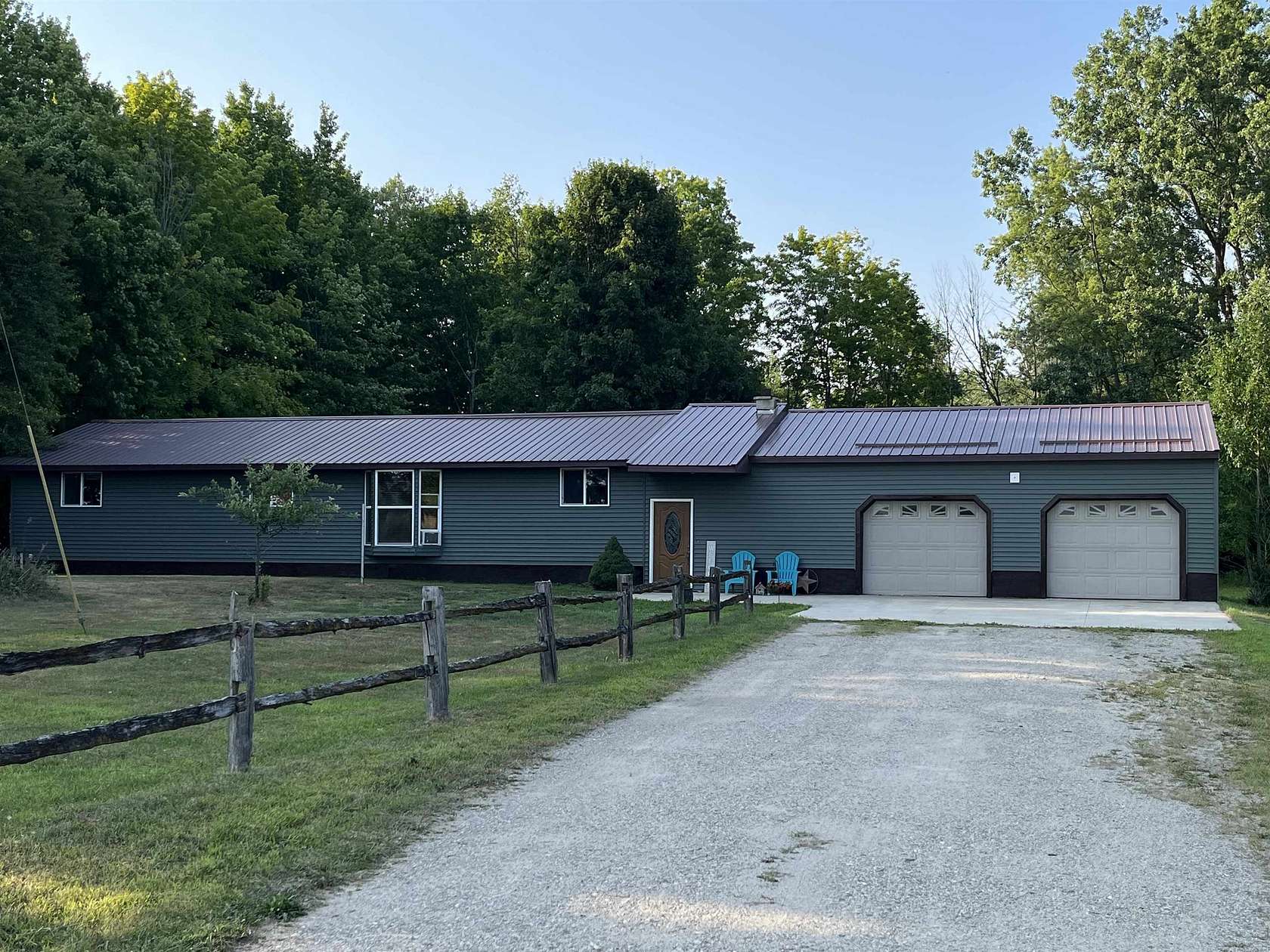 3 Acres of Residential Land with Home for Sale in Shepherd, Michigan