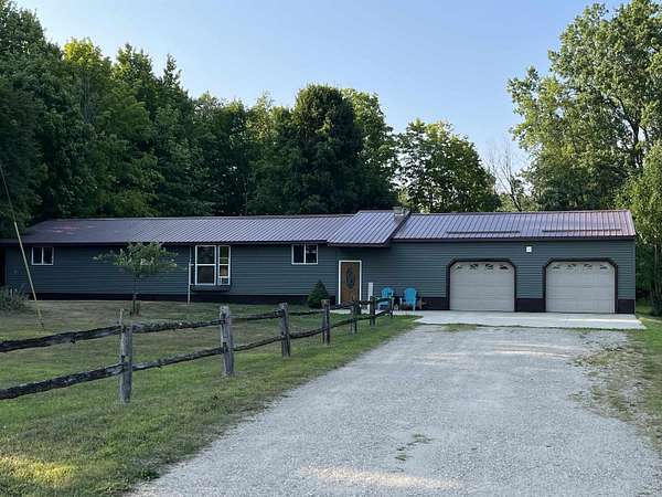 3 Acres of Residential Land with Home for Sale in Shepherd, Michigan