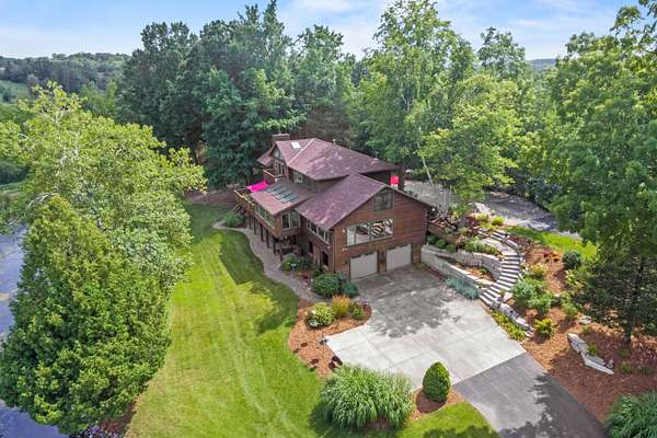 10.8 Acres of Land with Home for Sale in West Bend, Wisconsin