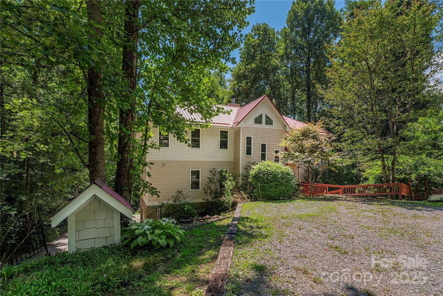 3 Acres of Residential Land with Home for Sale in Maggie Valley, North Carolina