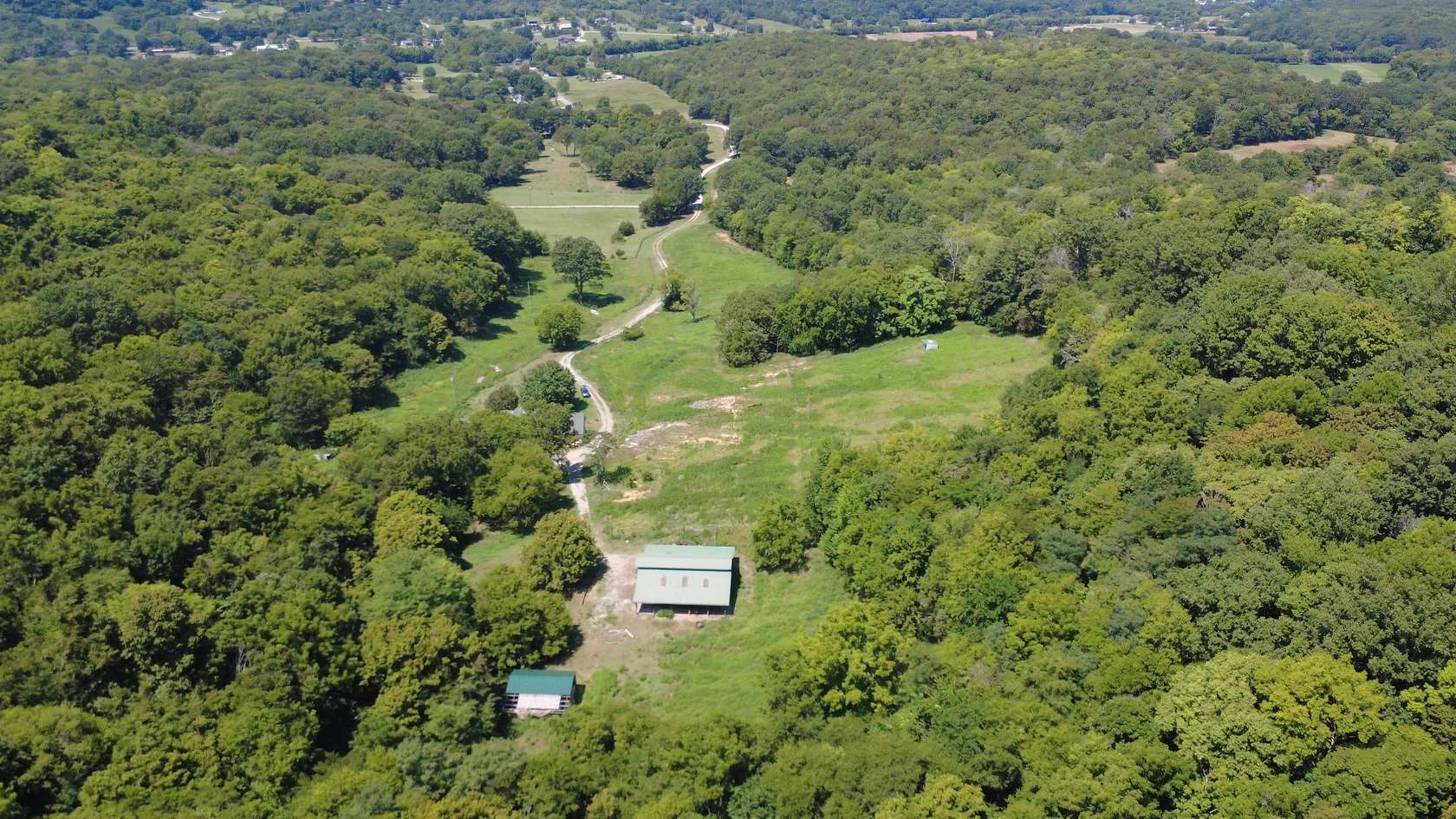 34.3 Acres of Agricultural Land with Home for Sale in Lewisburg, Tennessee